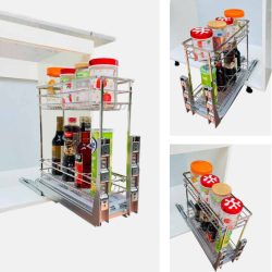 Giá để Gia Vị 3 Tầng Inox 304 Nan Vuông Edel Ed.400a